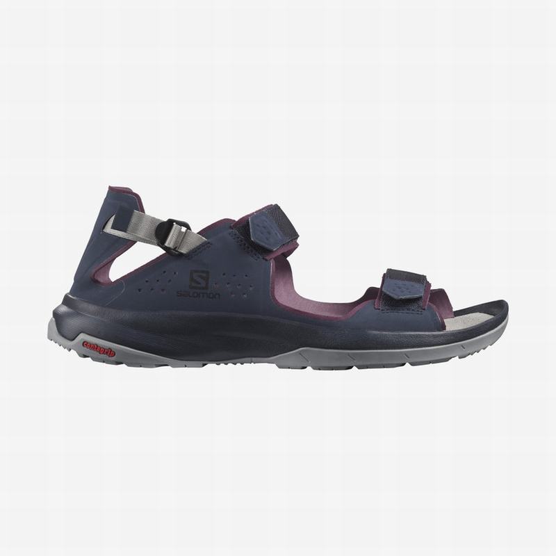 SALOMON TECH FEEL Philippines - Men's Sandals - Navy | 045627-ZNS